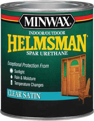 Helmsman Indoor/Outdoor Spar Urethane, Quart, Satin