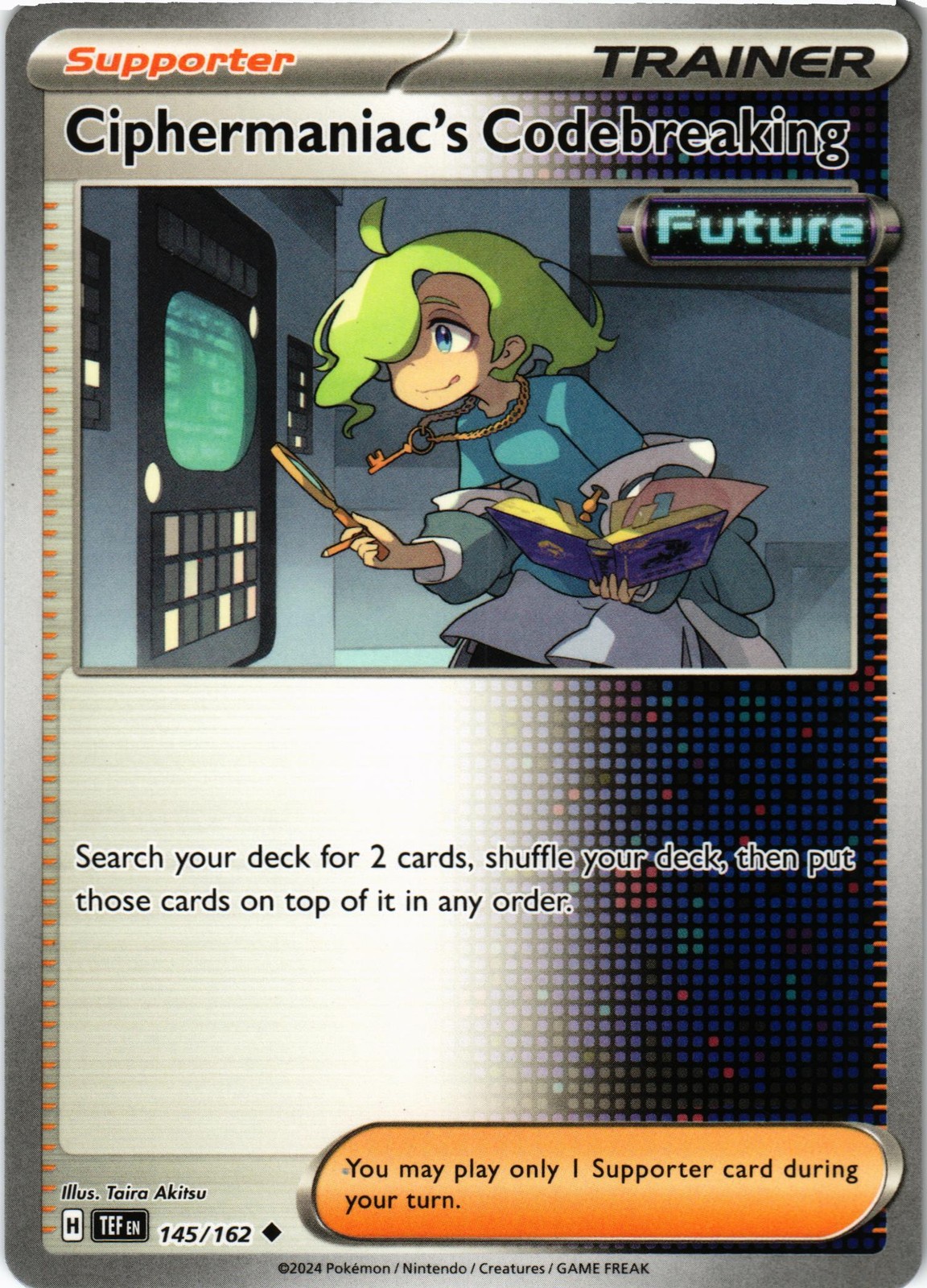 Pokémon SV05: Temporal Forces #145/162 Ciphermaniac's Codebreaking