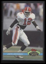 John Johnson 1991 Stadium Club #460 San Francisco 49ers Football Card