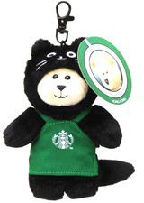 Starbucks Bearista Black Cat Mini Plush Halloween Limited Japan
