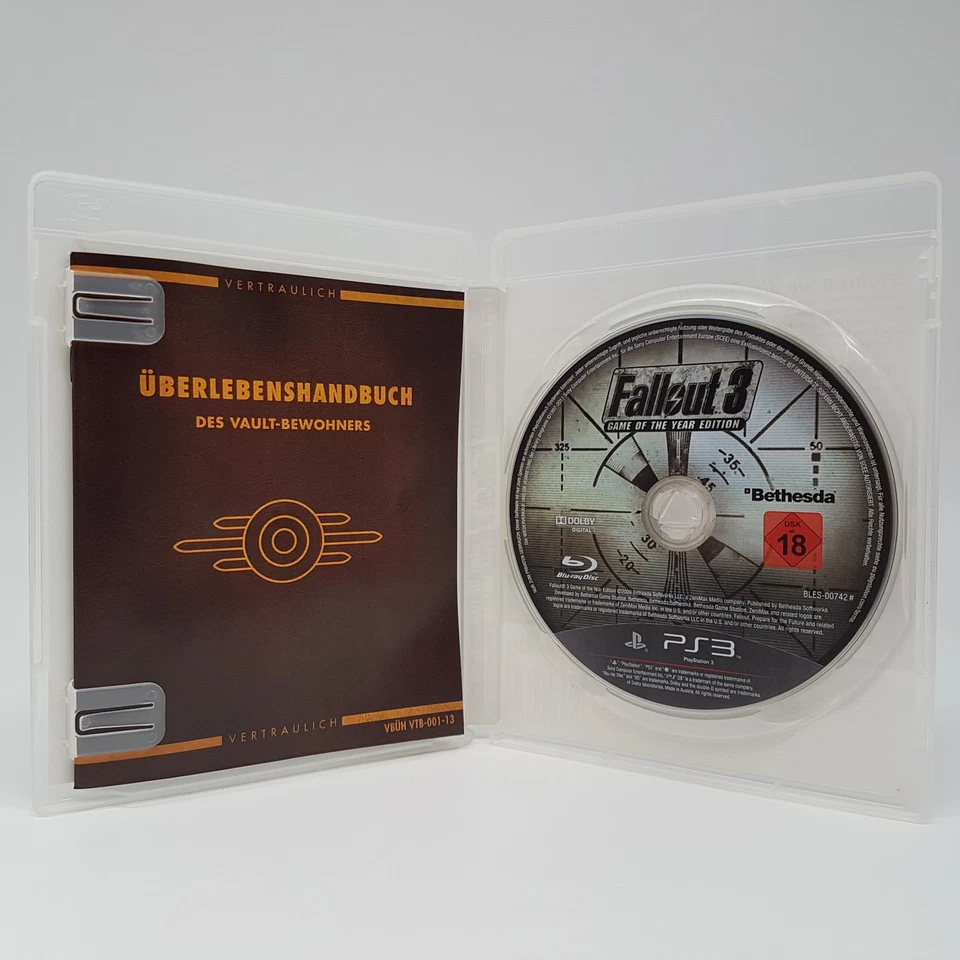 Fallout 3: Game of the Year Edition - Ps3 Spiel in OVP mit Anleitung [USK18] - Bild 3 von 4