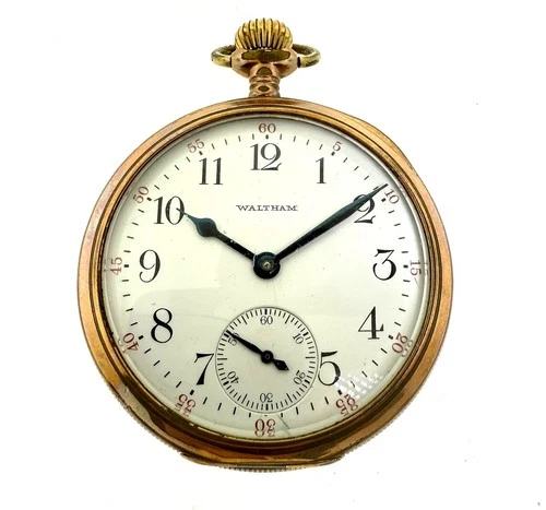 Antique Waltham Pocket Watch Grade 620 16s 15J Fahys Gold Filled Case 1907