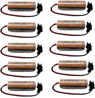 10 Stück CR8LHC 3V Li-Batterie Fuji FDK für TOTO THP3053 Eco Urinalspülventil