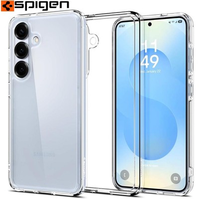 Handyhülle für Galaxy S25 Spigen Case Cover Schutz Hülle Etui Transparent