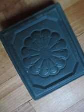 OUTSTANDING IDENT. Antique N.Hampshire Gem Size Tintype Photo Album, Civil War