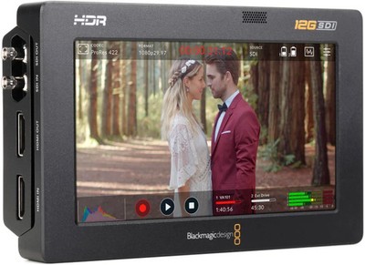 Blackmagic Design Video Assist 5-inch 12G HDR Portable Monitor, Recorder, Scope,
