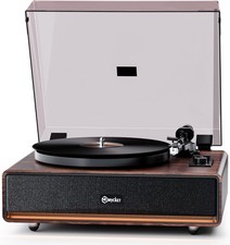 Mycket Bluetooth Vinyl Record Player | Hi-Fi Turntable with AT-3600 Cartridge |