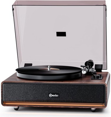 Mycket Bluetooth Vinyl Plattenspieler | HiFi Turntable mit AT-3600 Tonabnehmer |