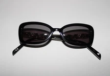 Brighton Sunglasses Aries Handmade Black With Gold Color Faux Diamonds!