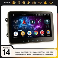 10,1" Android 14 Autoradio pour VW Tiguan Golf 5/6 Passat Touran Polo Skoda NAVI