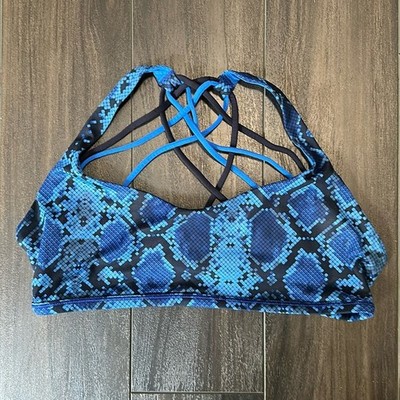 Lululemon Free To Be *WildMini Ziggy Snake Pipe Dream Blue Sapphire Blue - 10