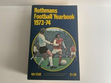 Rothmans Football Yearbook 1973-74 Paperback Book - Jack Rollin - 4th Year