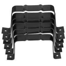 6Pcs Aluminum Gutter Downspout Adapter Coffee Gutter Alignment Brackets