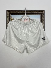 Vintage 90's Adidas White Shorts Athletic Mens Run Sport Hype Rare Y2K Size M