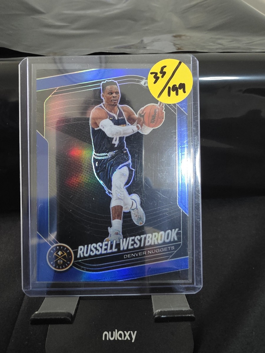 2024-25 Panini Prizm Black - Russell Westbrook #54 Blue Prizm /199