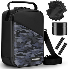 Smell Proof Bag, Odor Proof Stash Box with Lock, Travel Storage Organizer Case