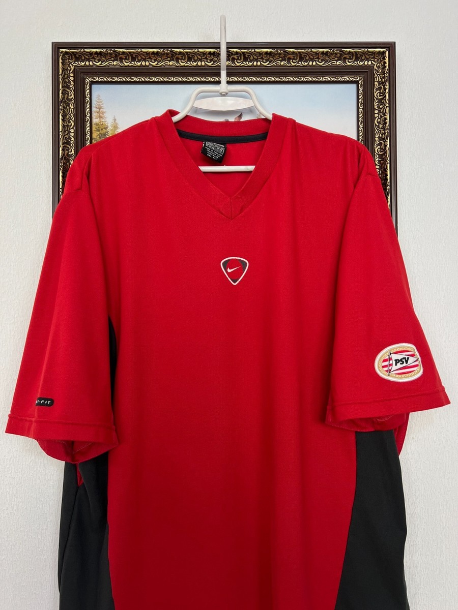 Nike PSV Eindhoven 支給品シャツ PSV Eindhoven 1996 1997 Football Training Shirt Nike Adults XL Red