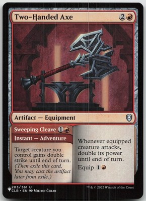 Two-Handed Axe The List Reprints 203/361 NM U