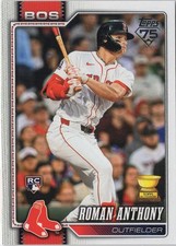 2026 Topps Series 1 - Roman Anthony #189 ROOKIE / RC Boston Red Sox Base Card
