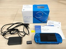 Sony PSP-3000 Vibrant Blue Console Complete Box