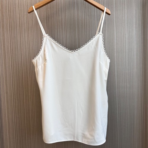 Ted Baker Camisole Size 10 (TB Size 4) Adjustable Strap V-Neck Top Sleeveless - Picture 22 of 24