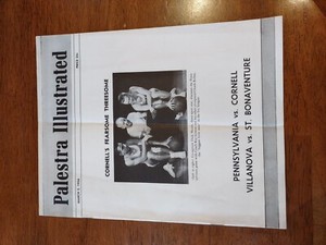 1956 Palestra Illustrated University of Penn Basketball Program - 3/2/1956