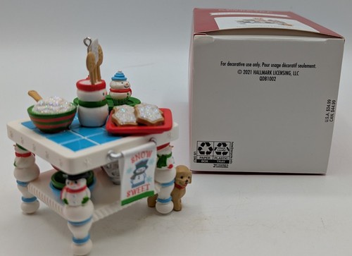 Holiday Baking That's Snow Sweet 2021 Hallmark Christmas Tree Ornament - Picture 3 of 3