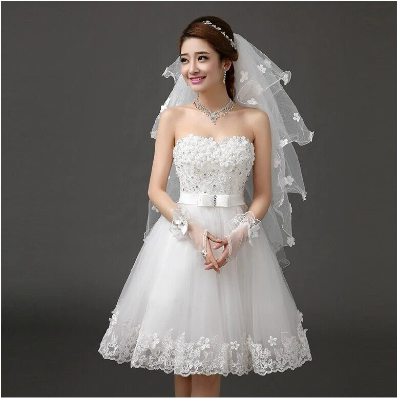 35 Best Short Wedding Dresses - Mini + Midi Length Bridal Dress Looks