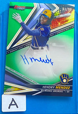 HENDRY MENDEZ 2022 Bowman 's Best Prospect Green Refractor Auto /99 B22-HM