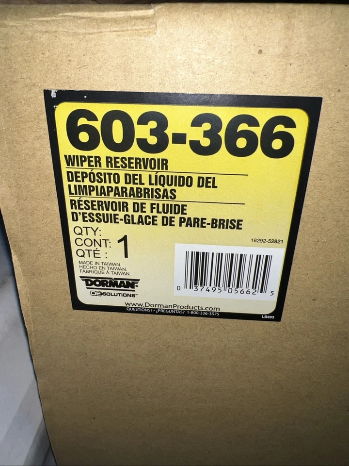 Tanque de depósito de refrigerante delantero Dorman 603-366 para Chevy Express 96-02 6,5 L diésel Foto 4 de 4