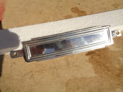 1951 Chrysler Dodge DeSoto Radio Delete Plate CDPD 1255079 Windsor Coronet