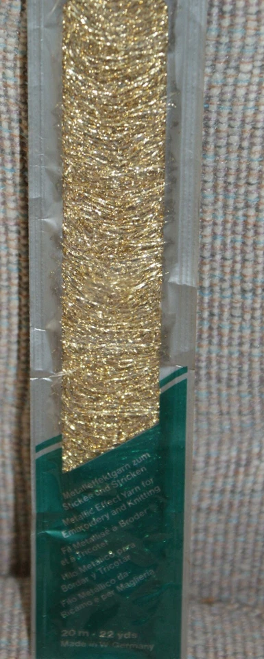Madeira Metallic Embroidery Thread Gold NEW 22 Yards Fast Shipping - Image 3 of 3