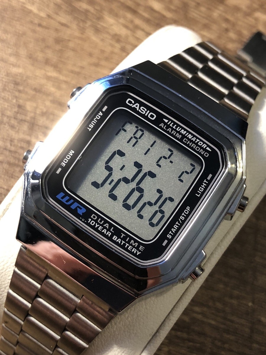 CASIO Illuminator 3234 A178W Dual Time Quartz Digital Alarm Chrono