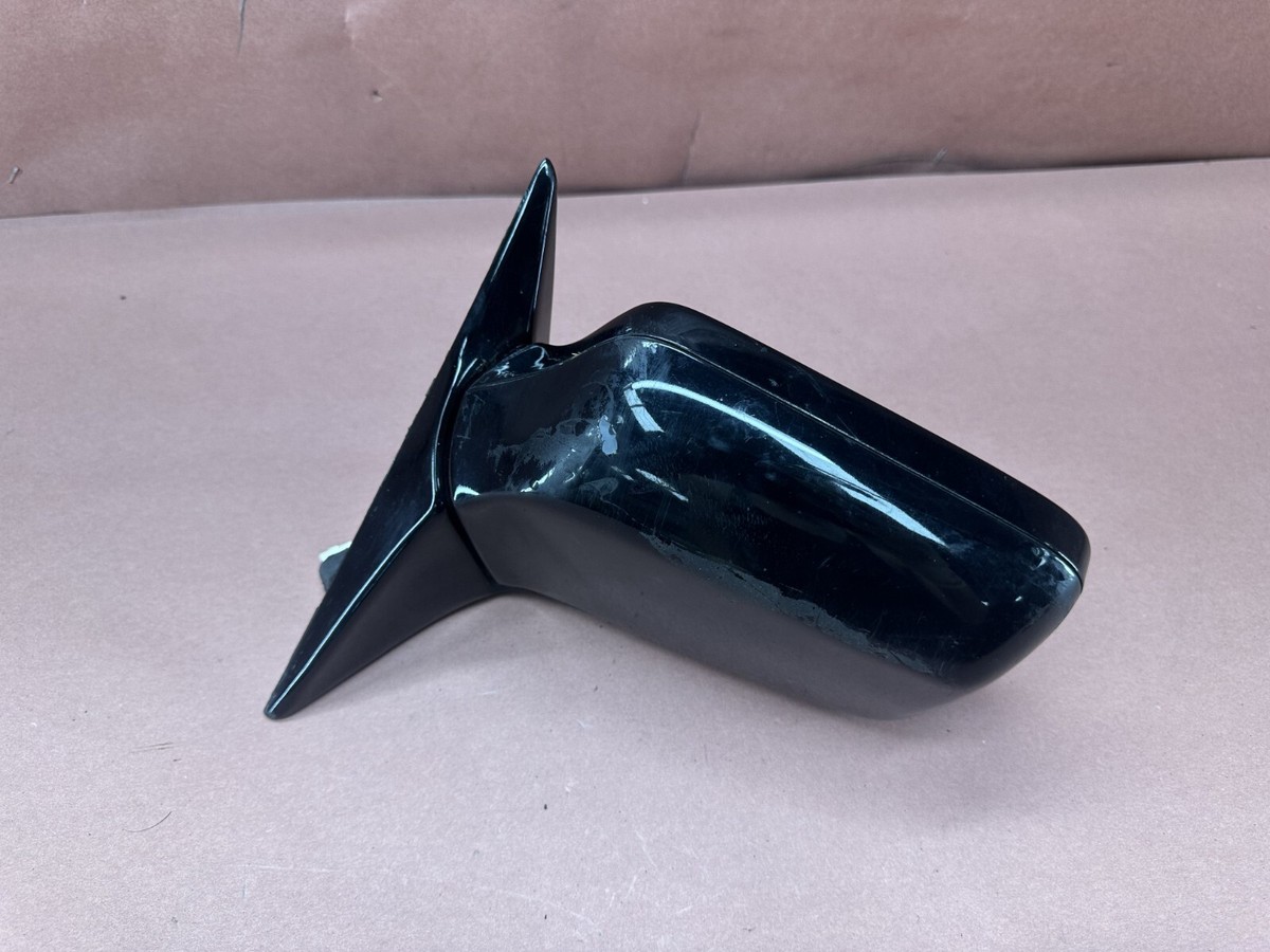 BMW E34 535I M5 Left Outside Heated Mirror Assembly Electric Black