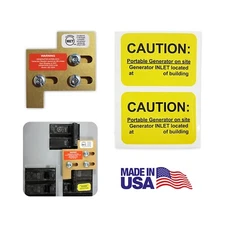 GE-100A General Electric GE Generator interlock kit 100 or 125 Amp Panel LISTED