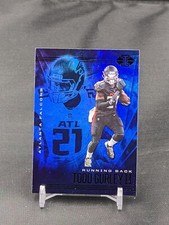 Todd Gurley 2020 Panini Illusions Blue Parallel Base Card # 99 Atlanta Falcons