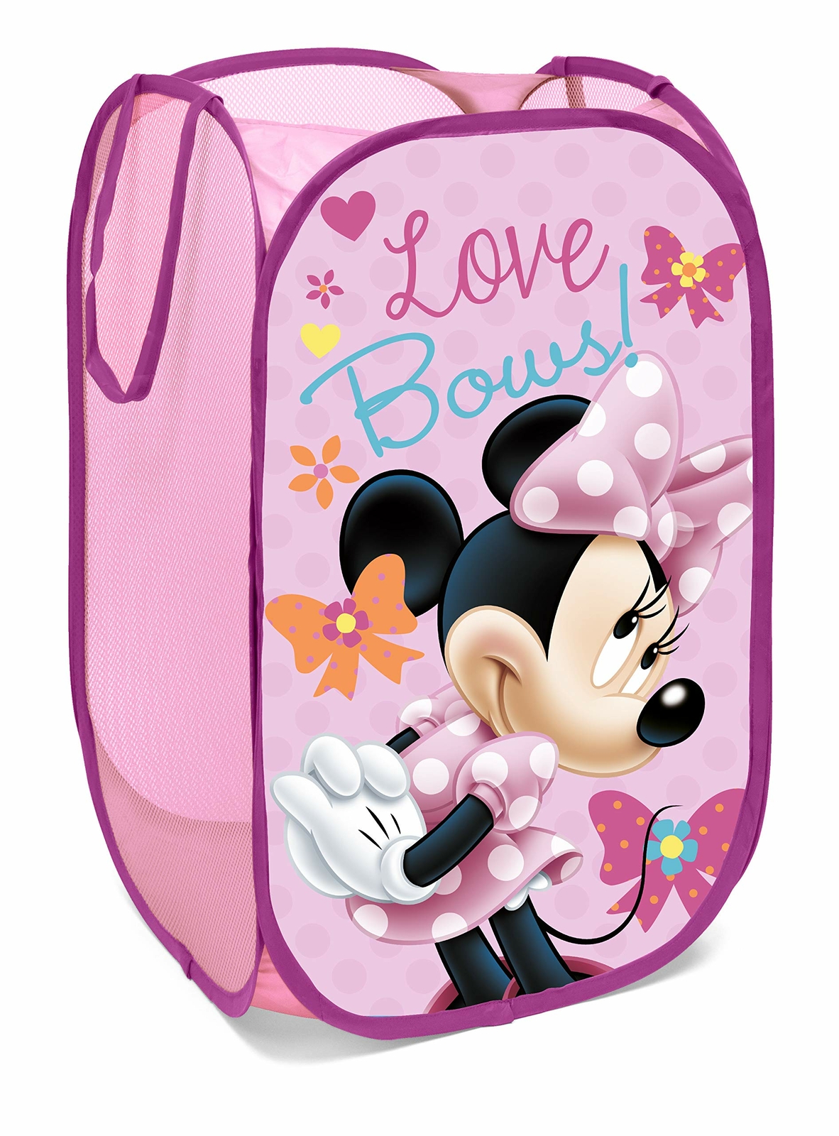 Superdiver Cestino Pieghevole con Manici Pop Up (Minnie Mouse) (e9F)