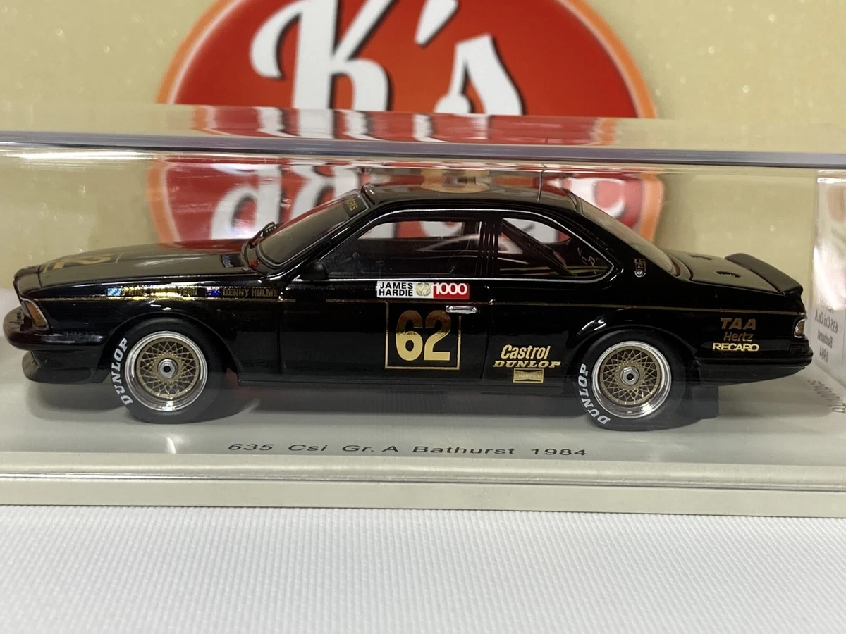 Spark 1/43 BMW 635 csi Gr.A Bathurst 1984 D.Hulme L.von Bayern #62 AS009