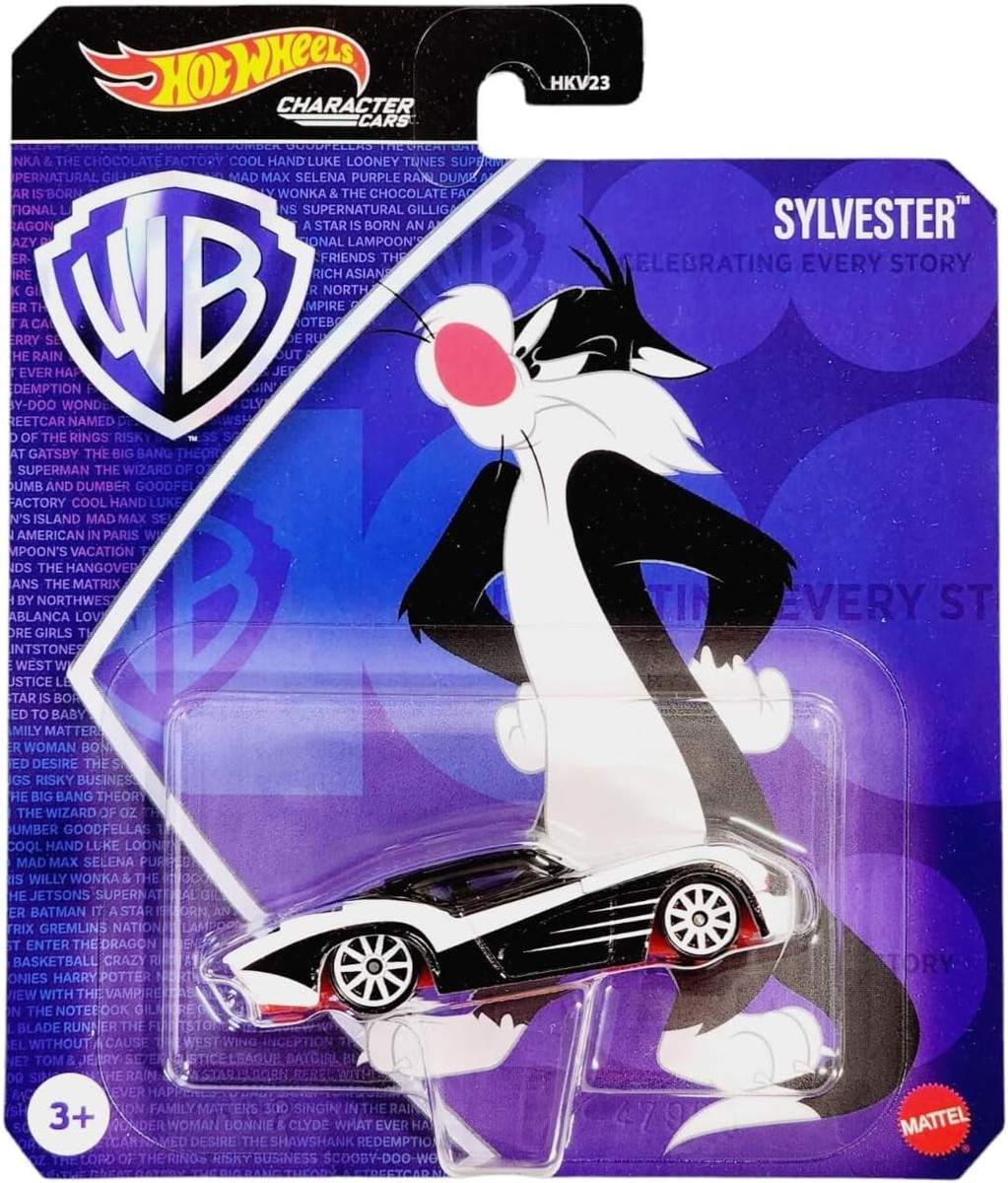 Hot Wheels Character Cars Warner Bros Sylvester (BBHNP37)