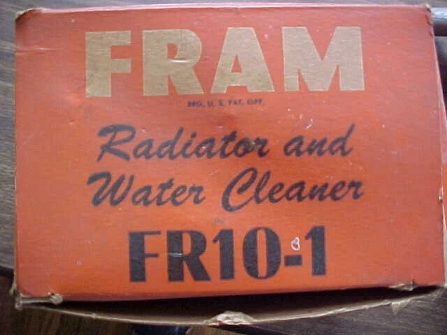 NOS FRAM FR10-1 RADIATOR & WATER CLEANER FILTER KIT  COOLING SYSTEM  LOT 1 - Изображение 3 из 4
