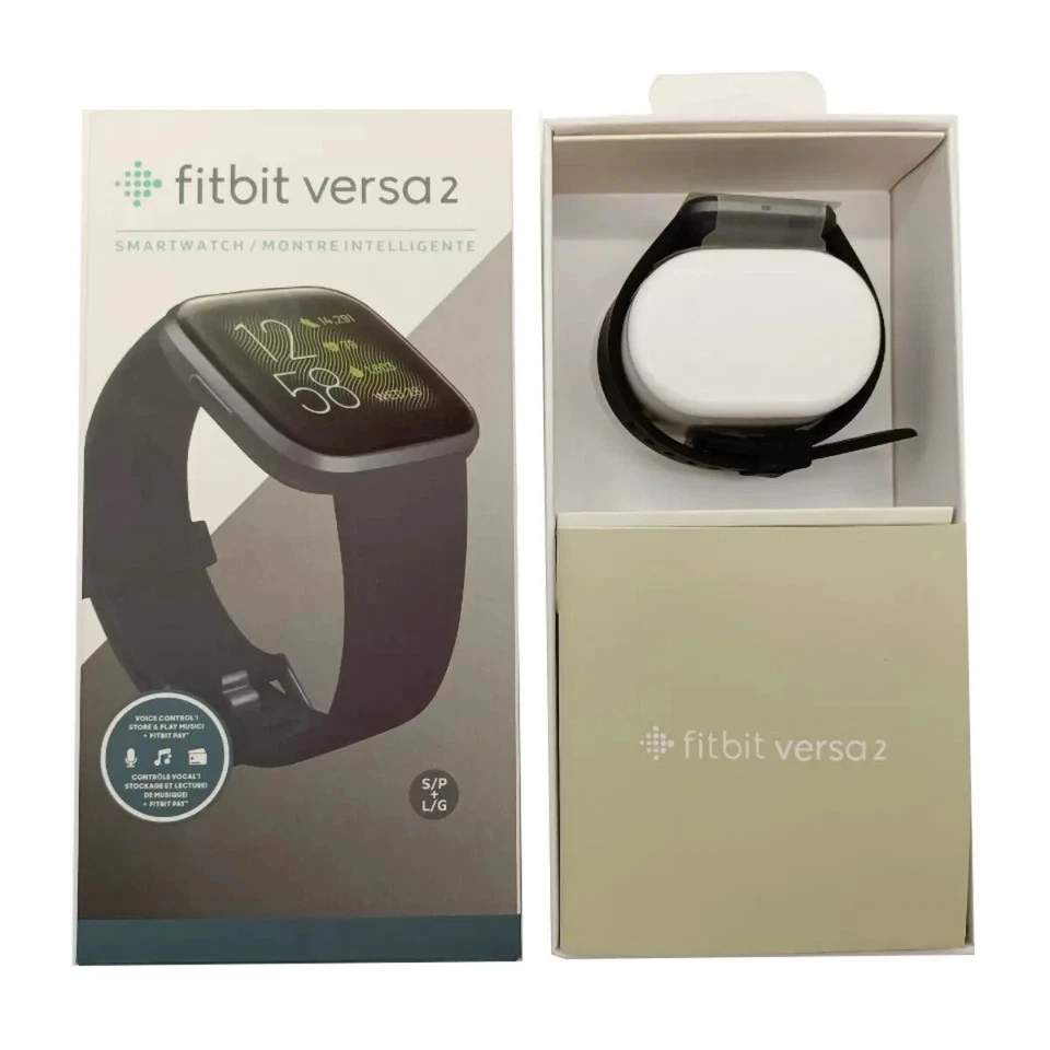 NUEVO Reloj Inteligente Fitbit Versa 2 Salud y Estado Físico Auténtico Rastreador de Actividad - S+L Foto 4 de 4