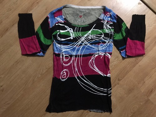 Pull Desigual Multicolore - Taille XL (42) - Occasion Très Bon état
