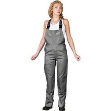 Damen Latzhose, Arbeitslatzhosen, günstige Arbeits Latzhose für Damen in khaki
