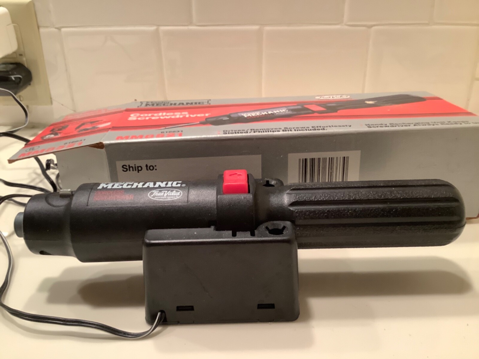 Master Mechanic Cordless Screwdriver MM8521 with Charger eBay