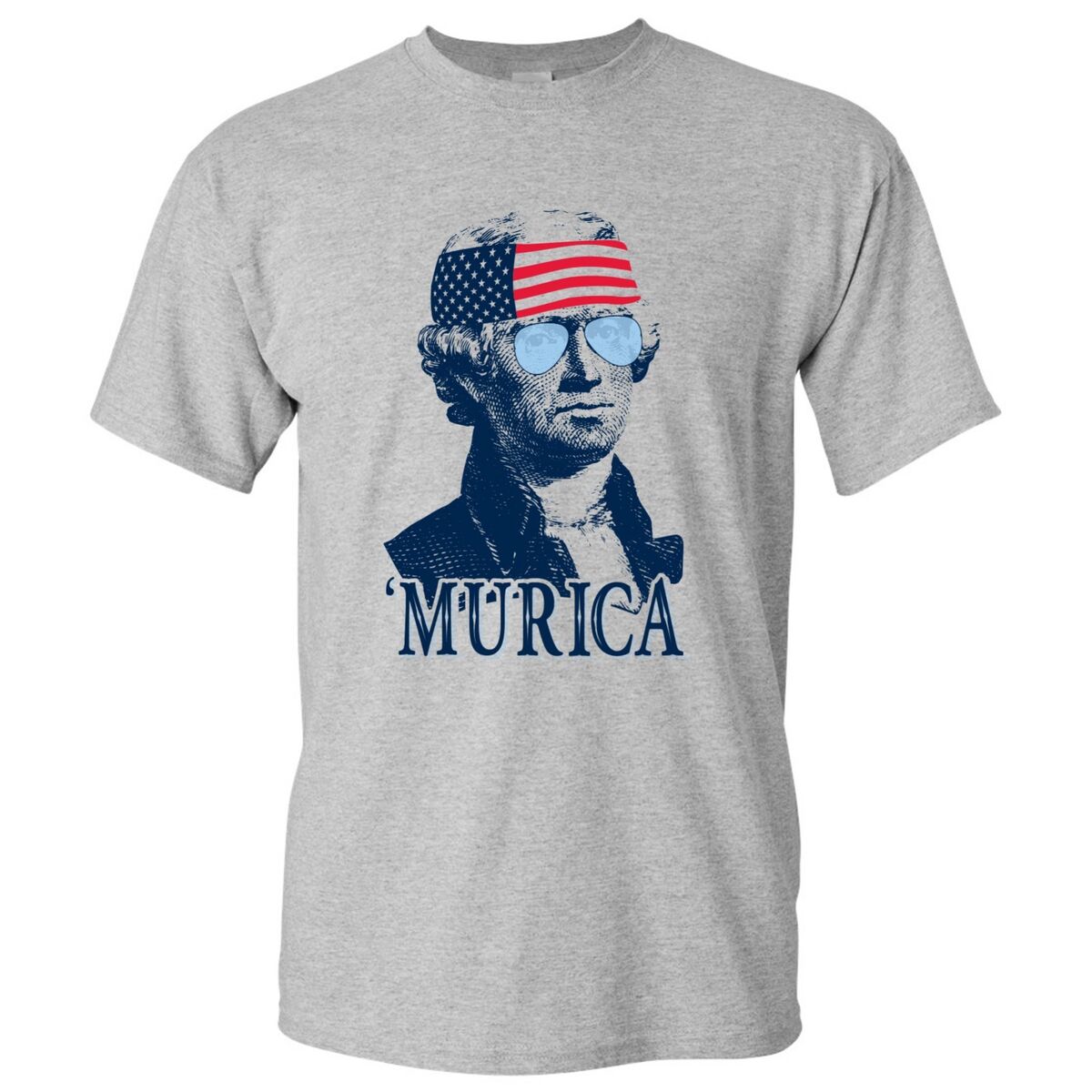 Fundament nær ved tromme Thomas Jefferson Murica - Funny Fourth of July Short Sleeve USA Unisex T- Shirt | eBay