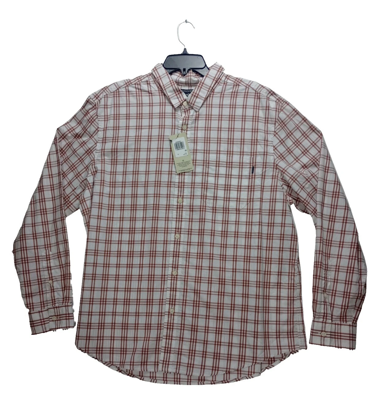 DOCKERS Long Sleeve Size XL Shirts for Men