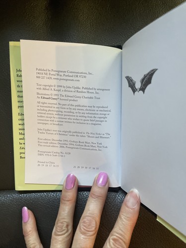 Edward Gorey Twelve Terrors of Christmas & The Adventures of Gremlin Pomegrante - Picture 4 of 8