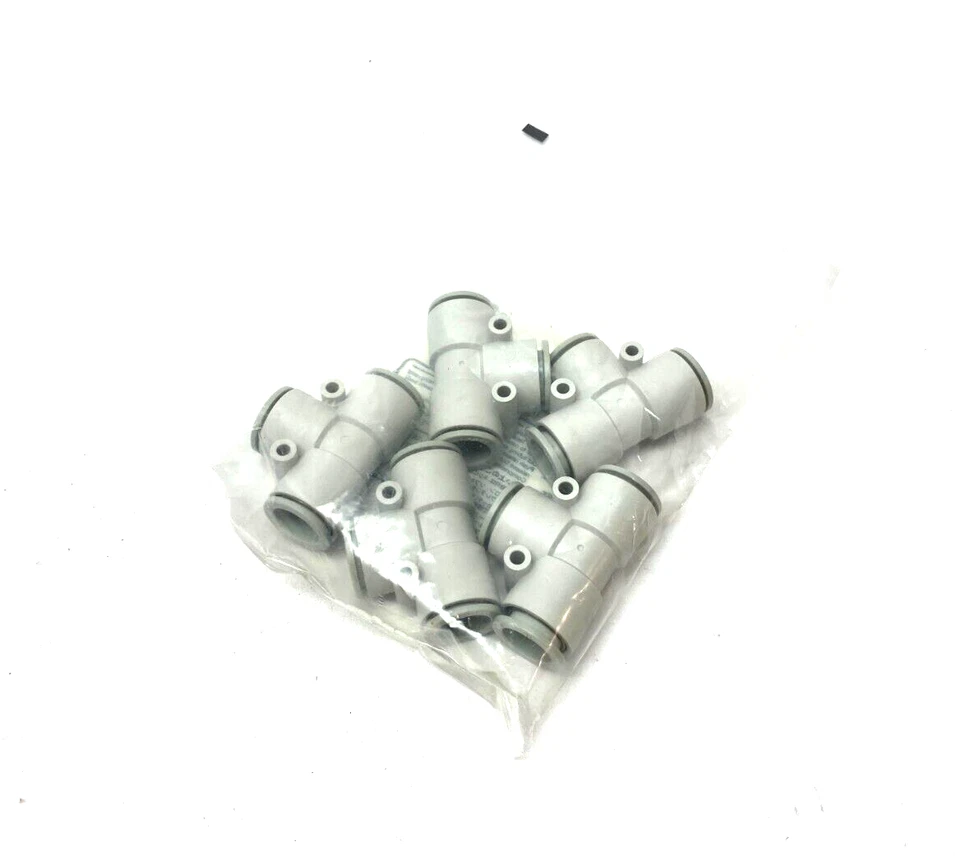 SMC KQ2T16-00A Push-to-Connect Union Tee Fitting 16mm Light Gray PKG OF 5 - Image 2 of 4