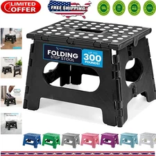 Portable and Lightweight Folding Step Stool - Perfect for Homes and Apartments