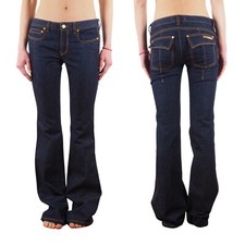 Roberto Cavalli Vintage Women Blue Denim Flared Jeans size 38